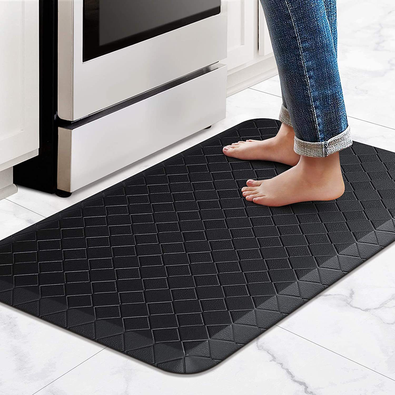 Anti Fatigue Mat - Tapete de Chão Acolchoado Antifadiga, Grosso,
