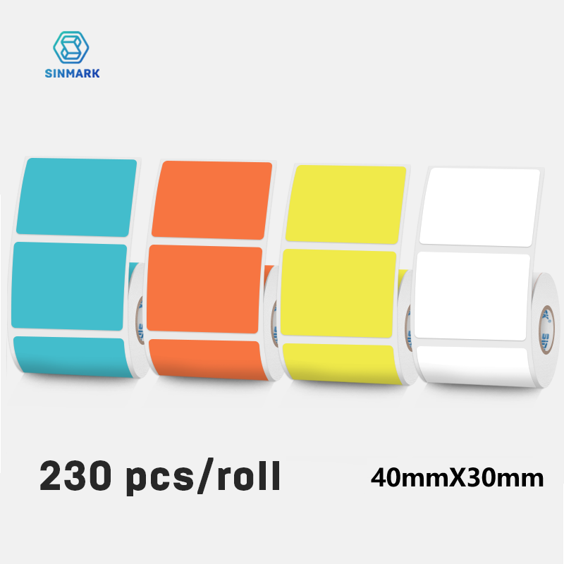 Label Maker Machine - Etiqueta colorida de papel térmico para