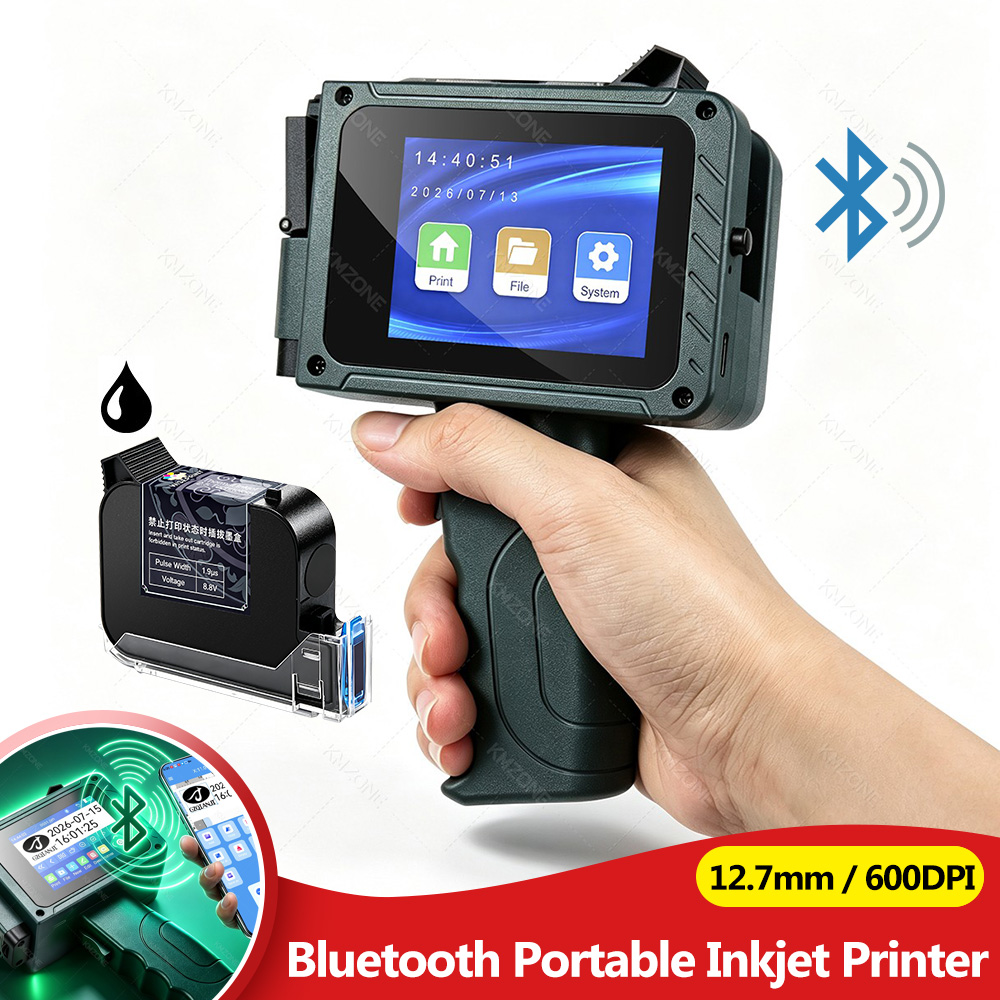 Label Maker Machine - Impressora de Etiquetas Portátil a Jato