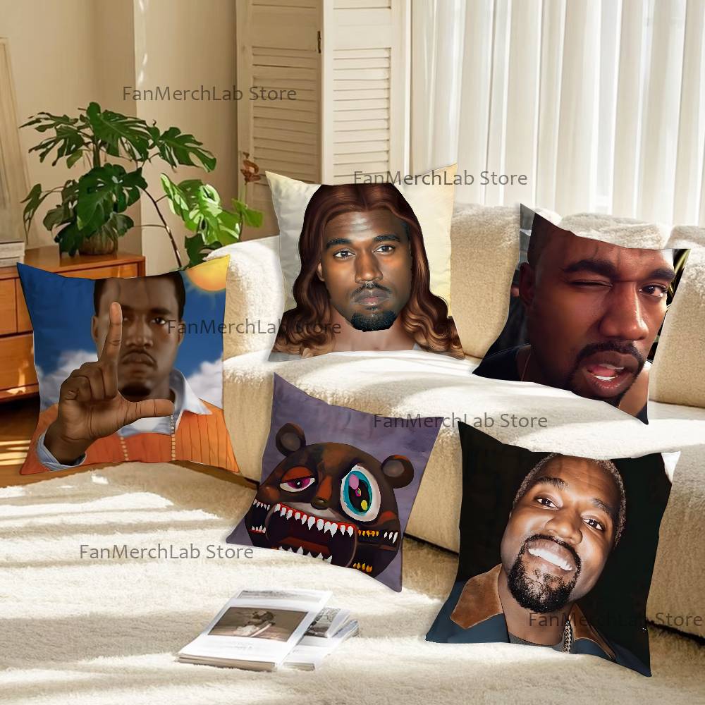 Home Office Ye - Capa de almofada K-Kanye West Yeezus