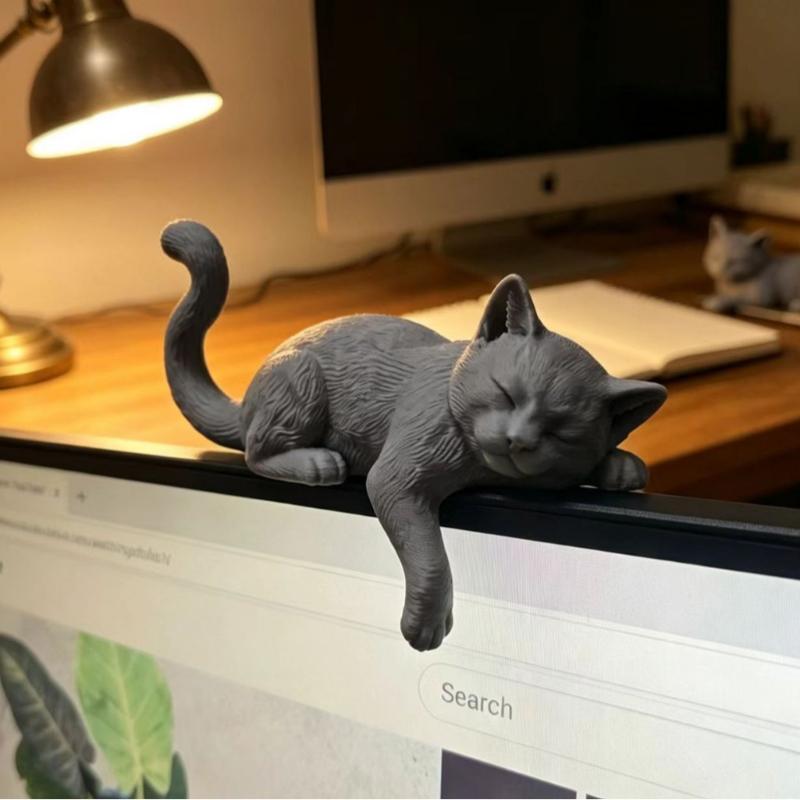 Home Office Cozy - Ornamento de Monitor em Forma de