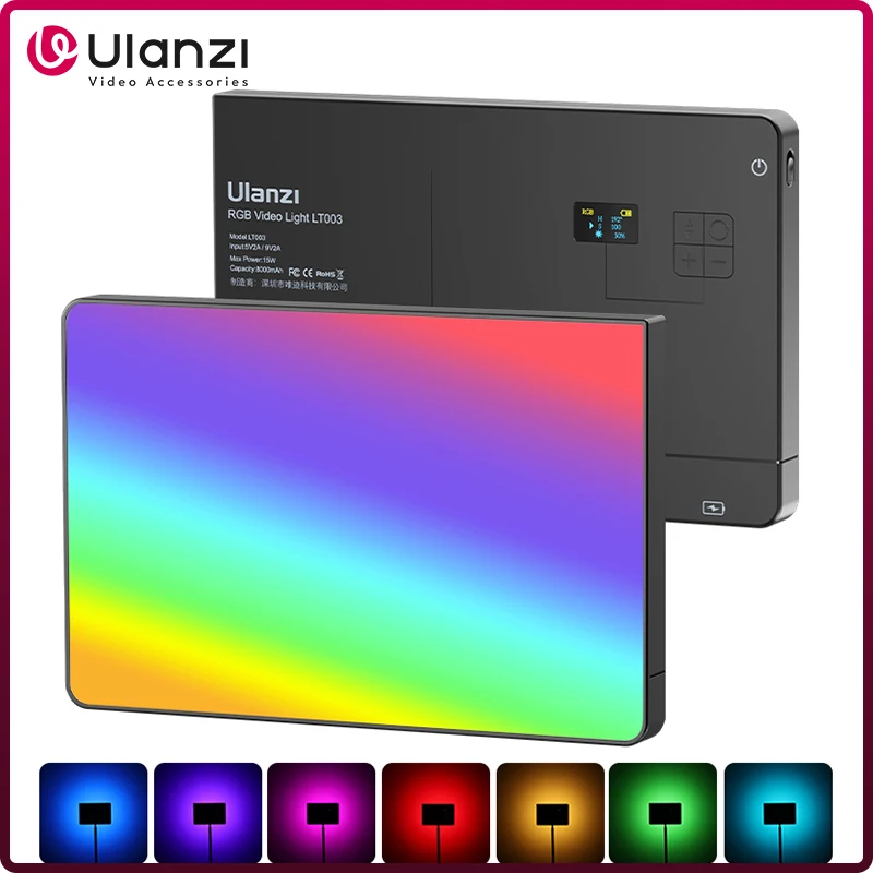 Zoom Lighting Kit - Ulanzi LT003 RGB Luz de vídeo