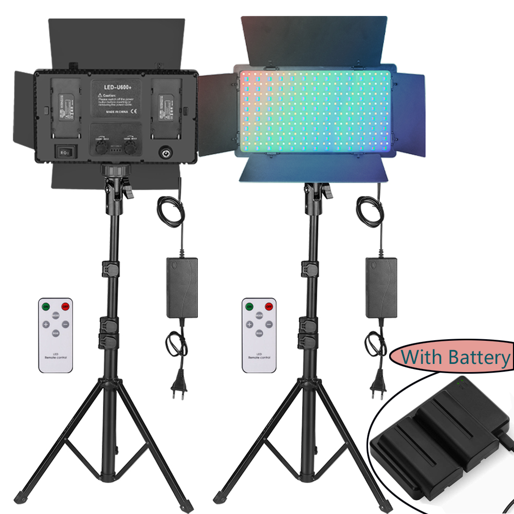 Zoom Lighting Kit - U800 rgb foto luz led photo