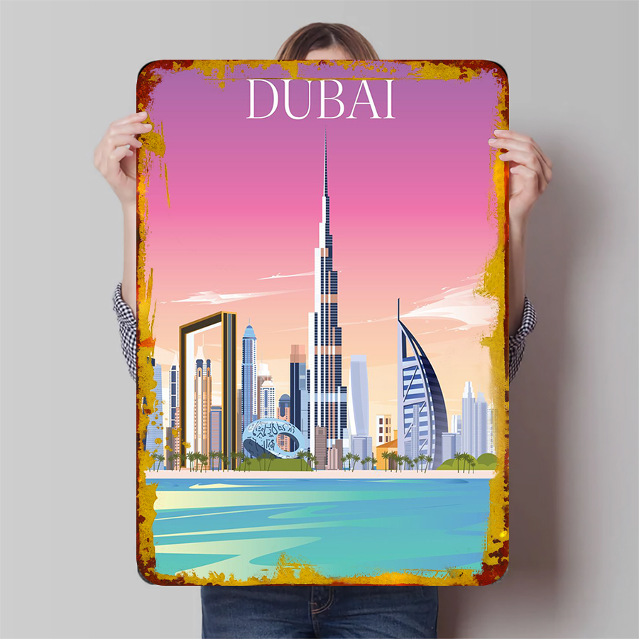 Home Office Dubai - Dubai SkylineModern Dubai Cityscape Arte de