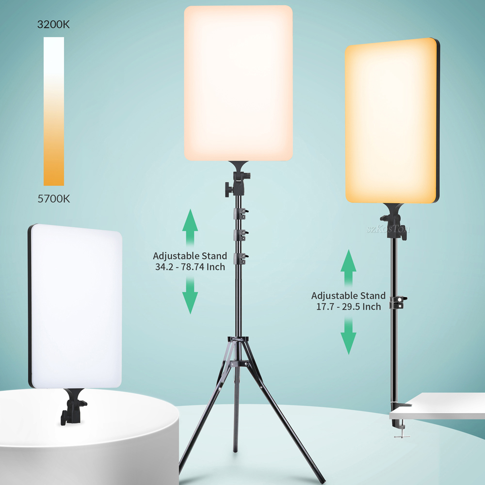Zoom Lighting Kit - Luz led para estúdio fotográfico, iluminação