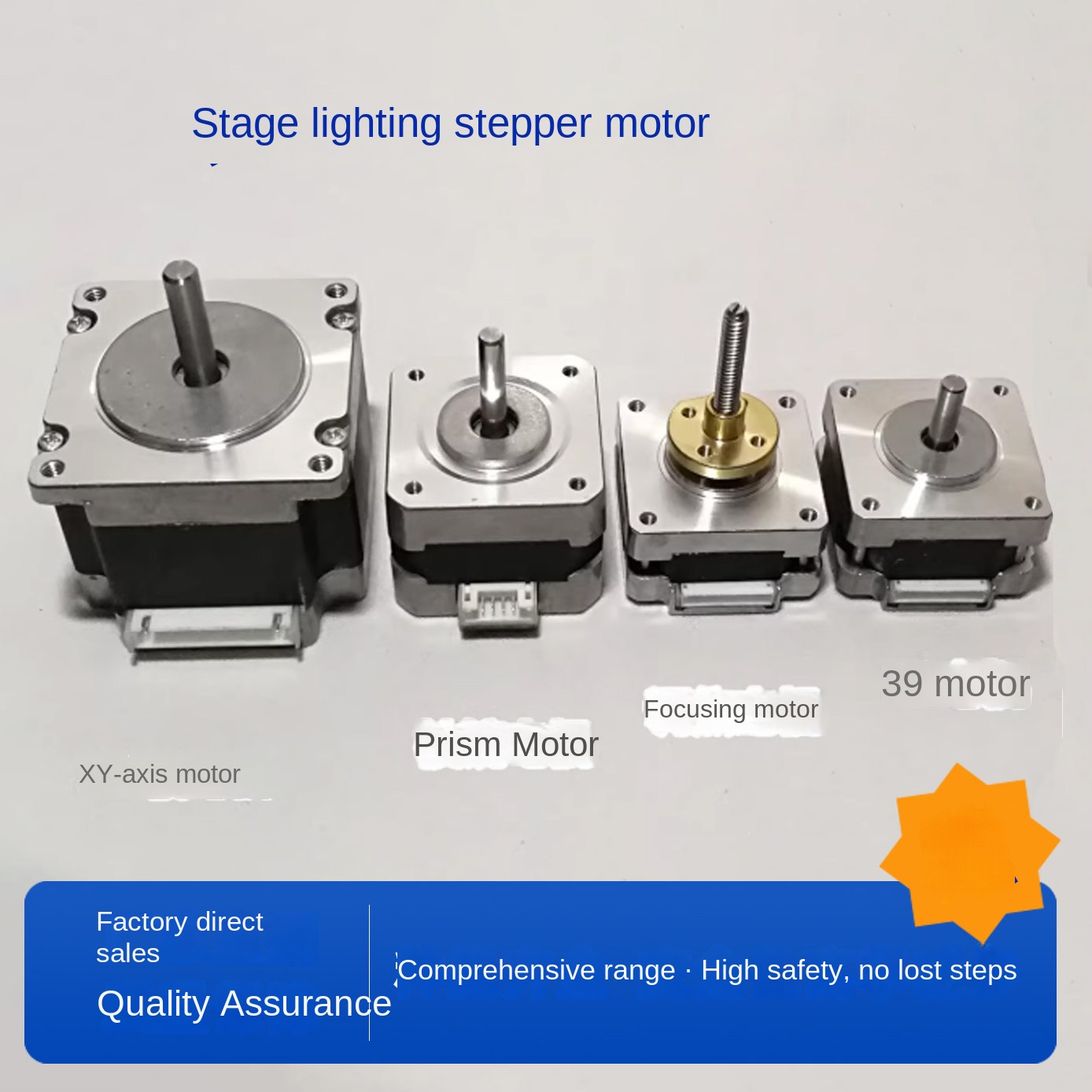Zoom Lighting Kit - Motor de Passo 42/39/57, Motor para