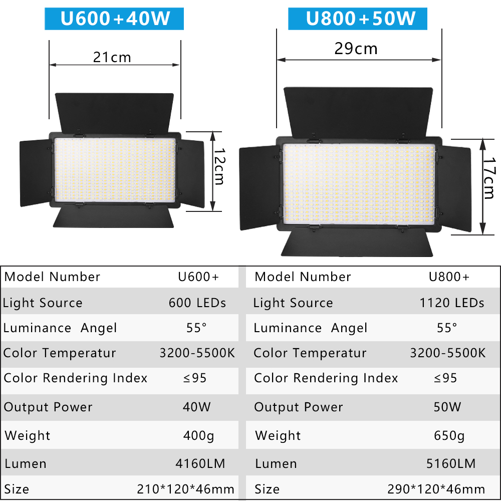 Nagnahz U800 LED Photo Studio  - Zoom Lighting Kit avaliação e preço