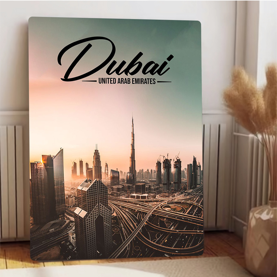Arte de parede de metal com pa - Home Office Dubai avaliação e preço