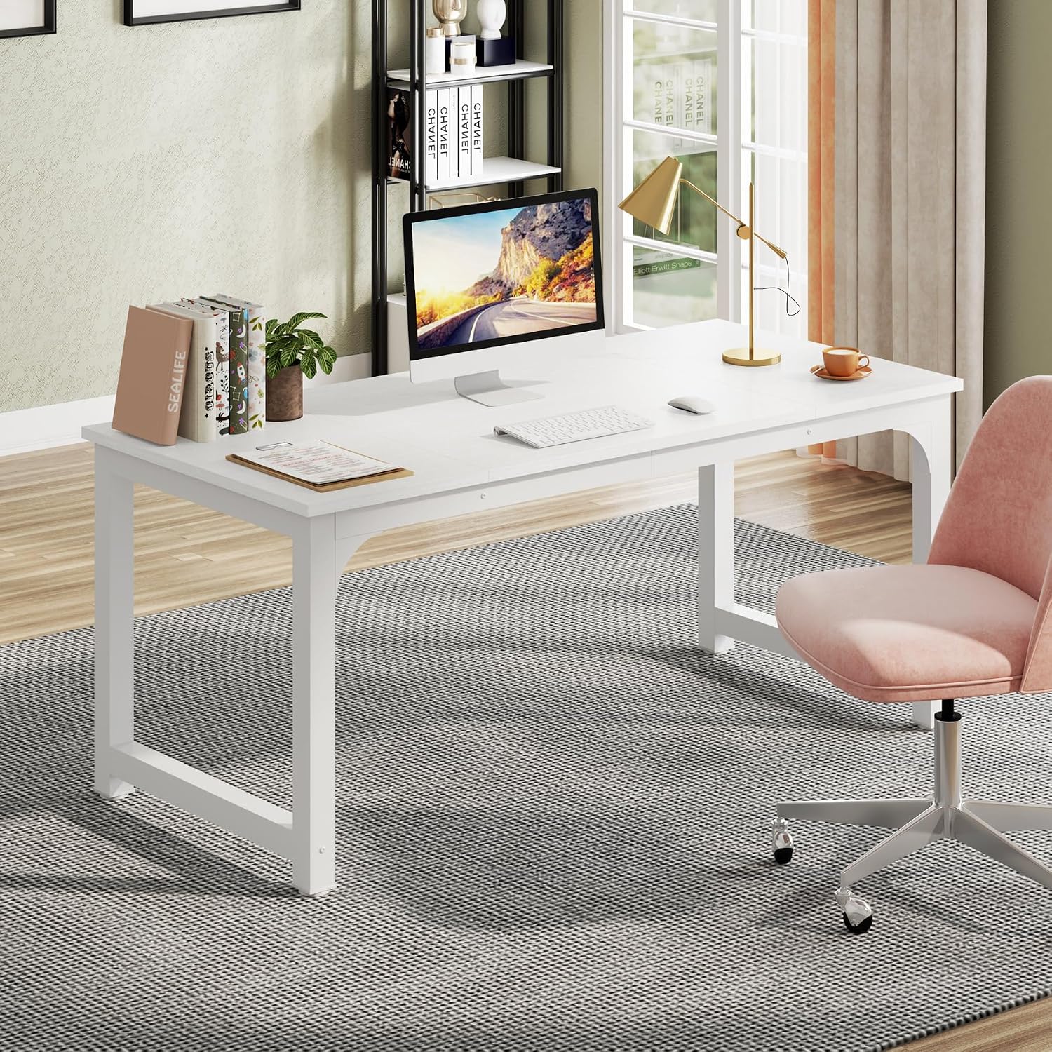 Mesa Executiva de 63 Polegadas - Home Office Trabalho avaliação e preço