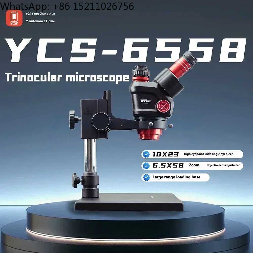 Ycs 6558s hd microscópio trino - Zoom Lighting Kit avaliação e preço