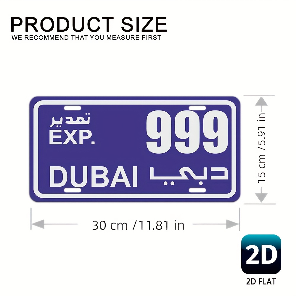 Placa de parede de metal para  - Home Office Dubai avaliação e preço