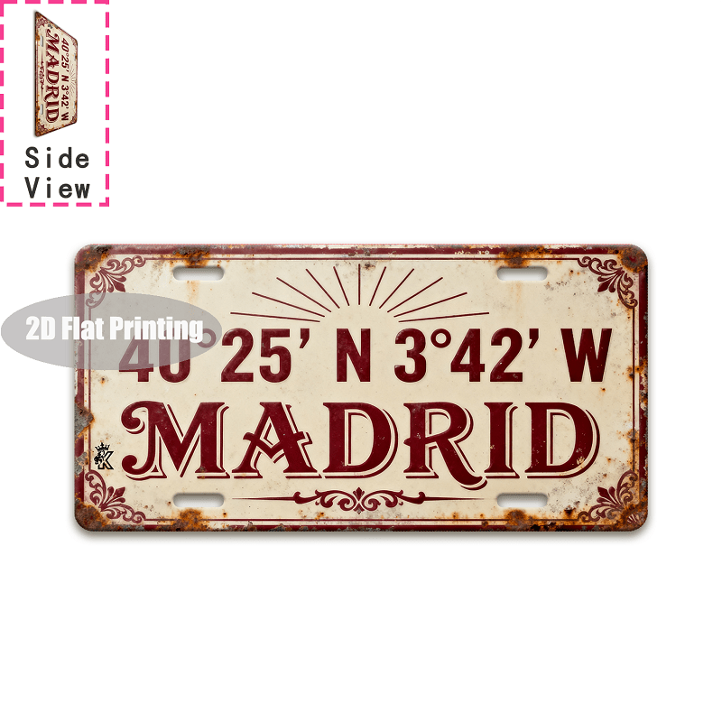 Placa de Metal Vintage Durável - Home Office Ye avaliação e preço
