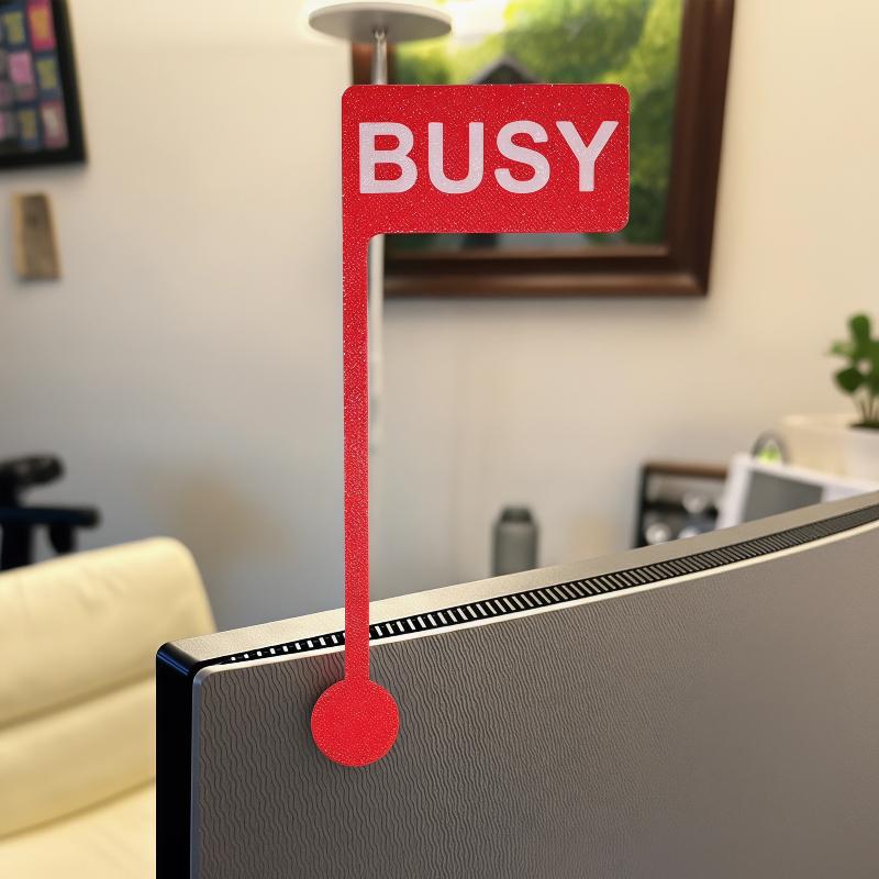 Placa de Sinalização 'Ocupado' - Home Office Trabalho avaliação e preço