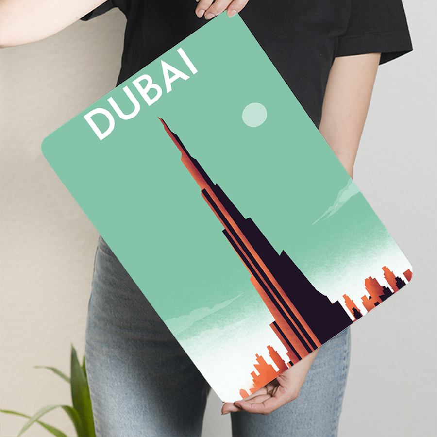 Dubai Skyline Metal Wall Art B - Home Office Dubai avaliação e preço