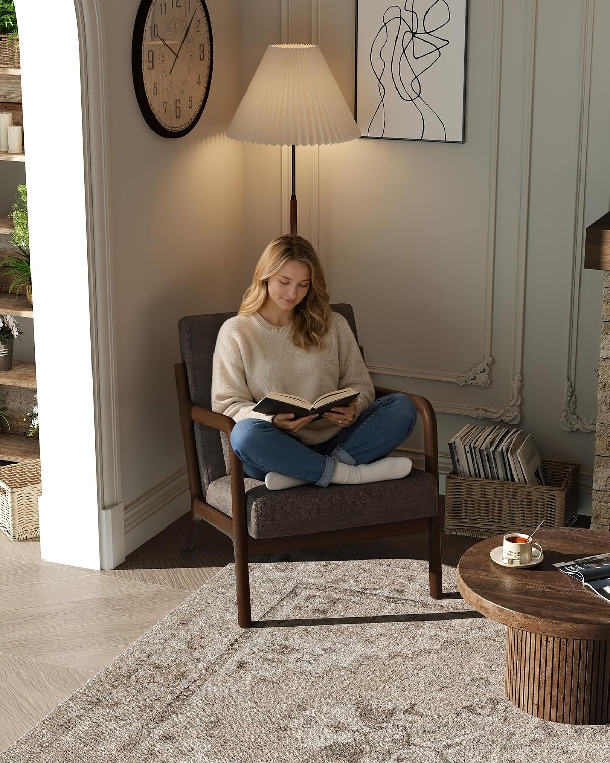 Poltrona Decorativa Estilo Mei - Home Office Cozy avaliação e preço