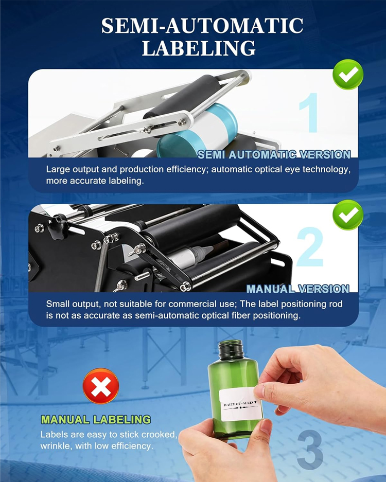 Máquina de Rotulagem Semi-Auto - Label Maker Machine avaliação e preço