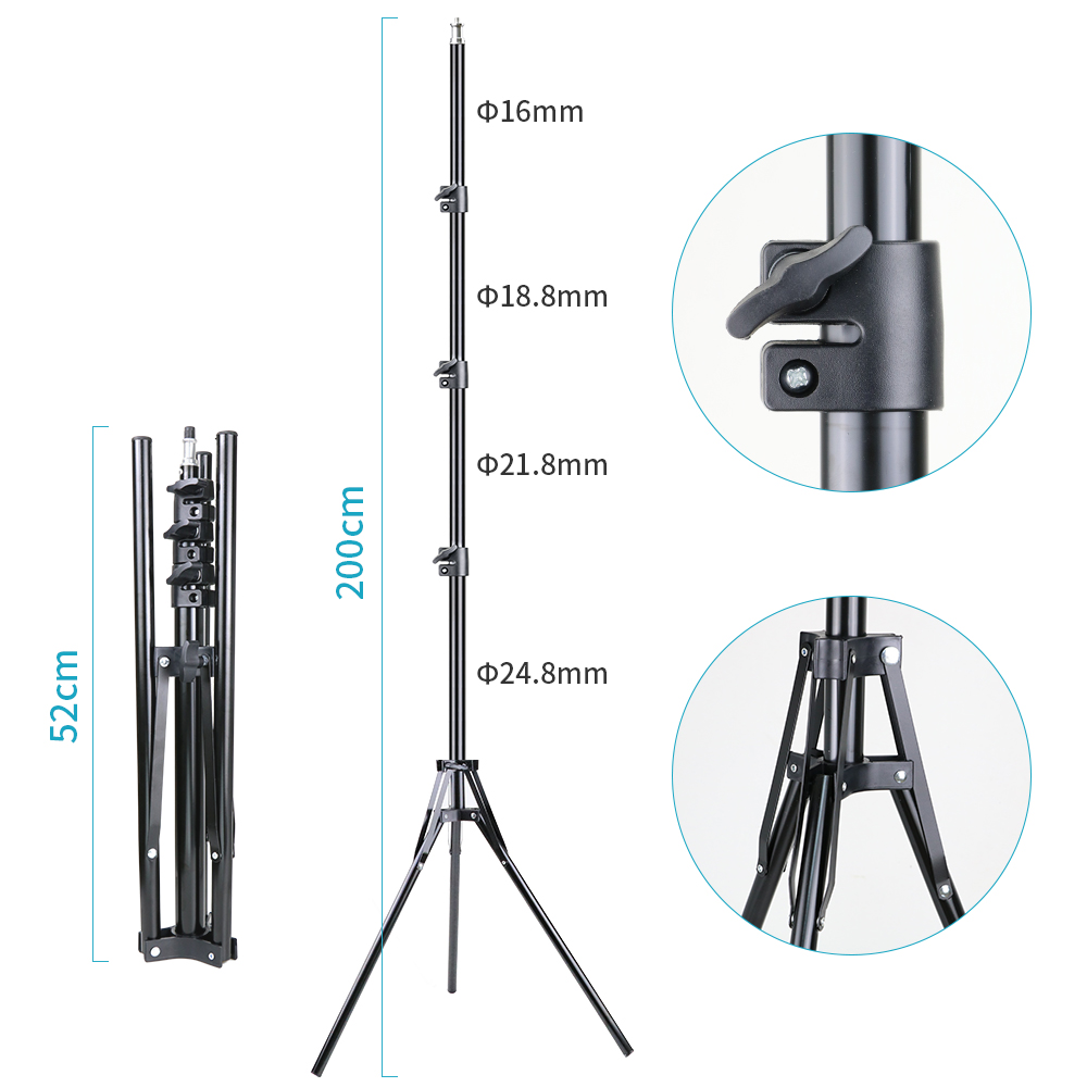 Luz led para estúdio fotográfi - Zoom Lighting Kit avaliação e preço