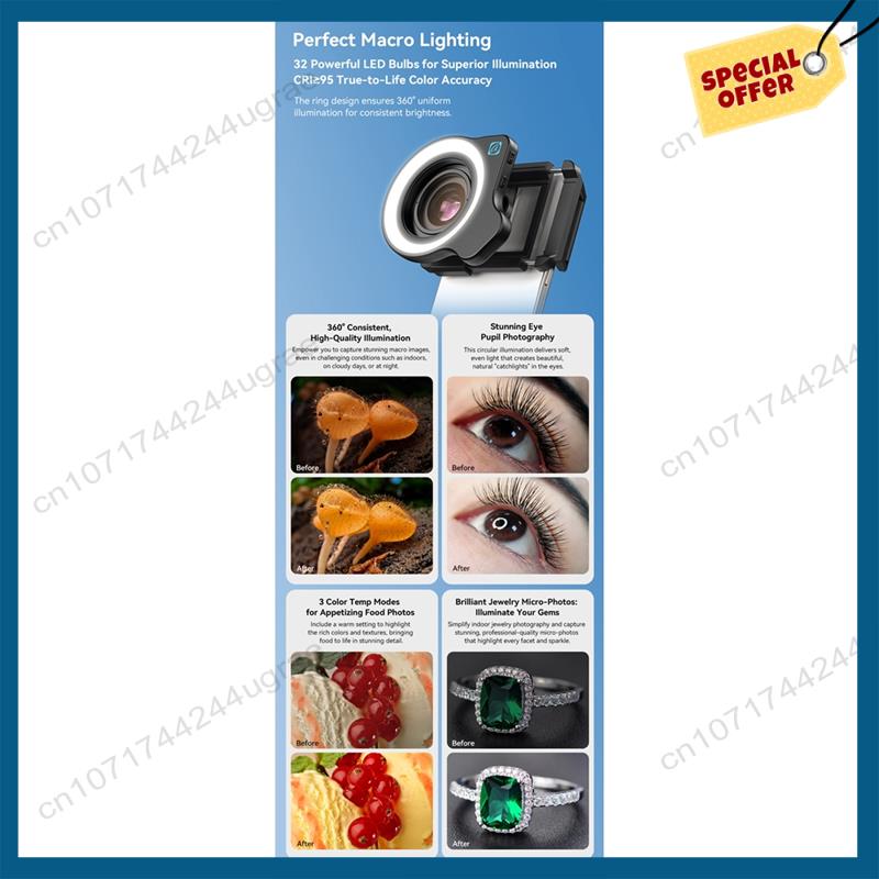 -A15I 10-20X Zoom Macro Lente  - Zoom Lighting Kit avaliação e preço