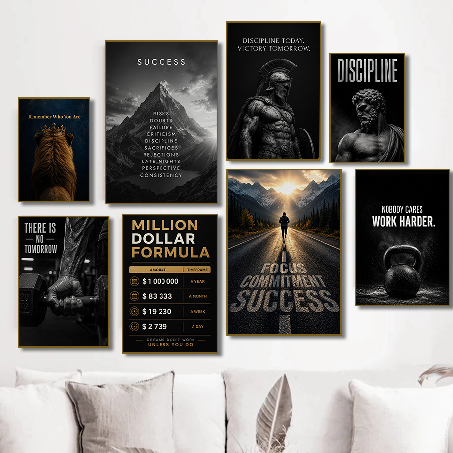 Pôster Motivacional Moderno de - Home Office Room Inspiration avaliação e preço