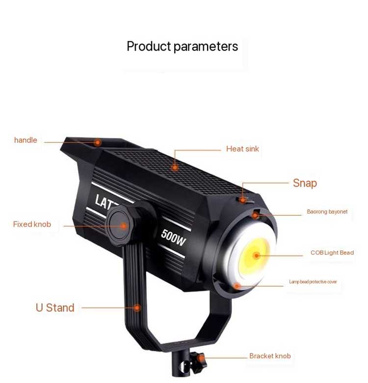 Latzz 500w led luz de vídeo 28 - Zoom Lighting Kit avaliação e preço