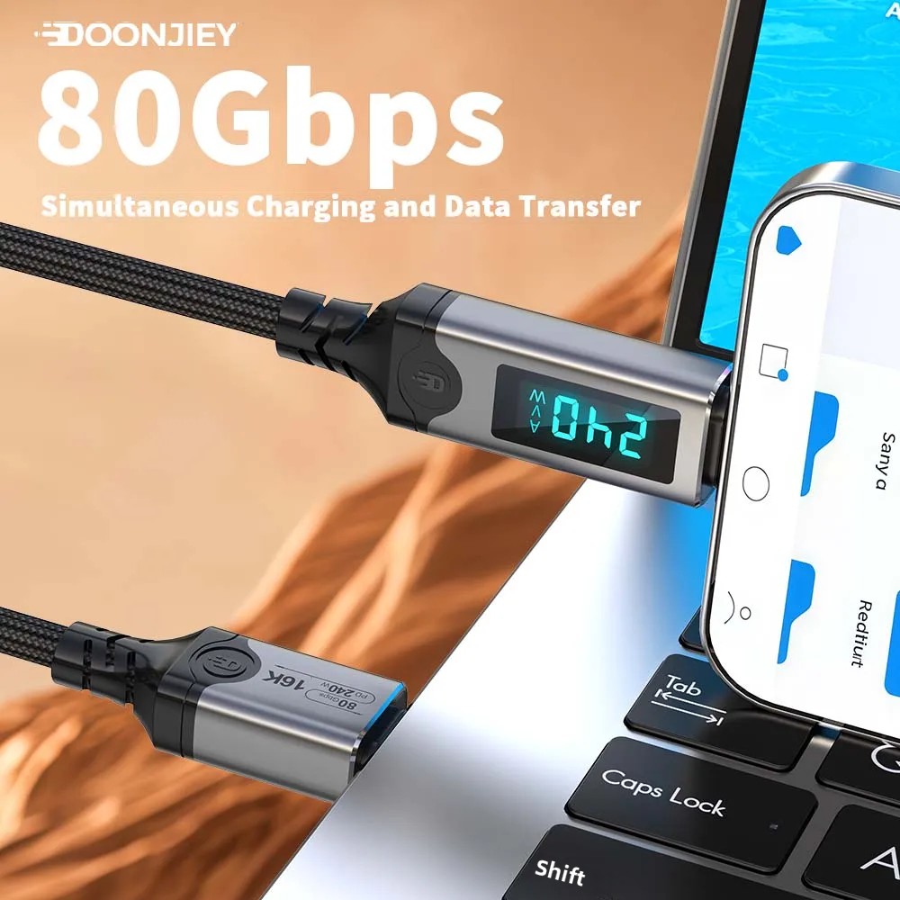 Cabo USB Tipo C PD240W com Car - Home Office Dictionary avaliação e preço