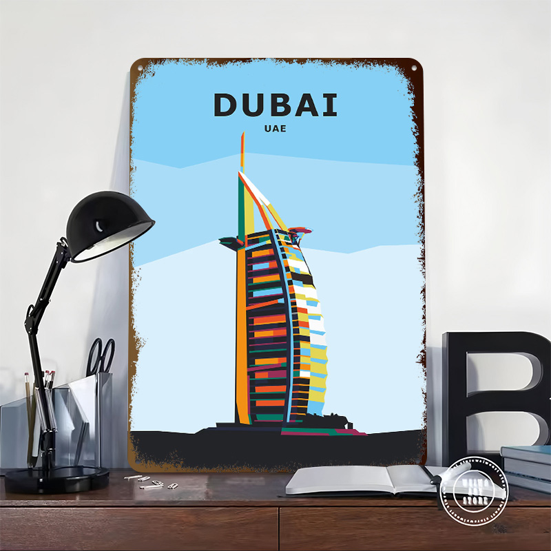 Pôster de Metal Personalizado  - Home Office Dubai avaliação e preço