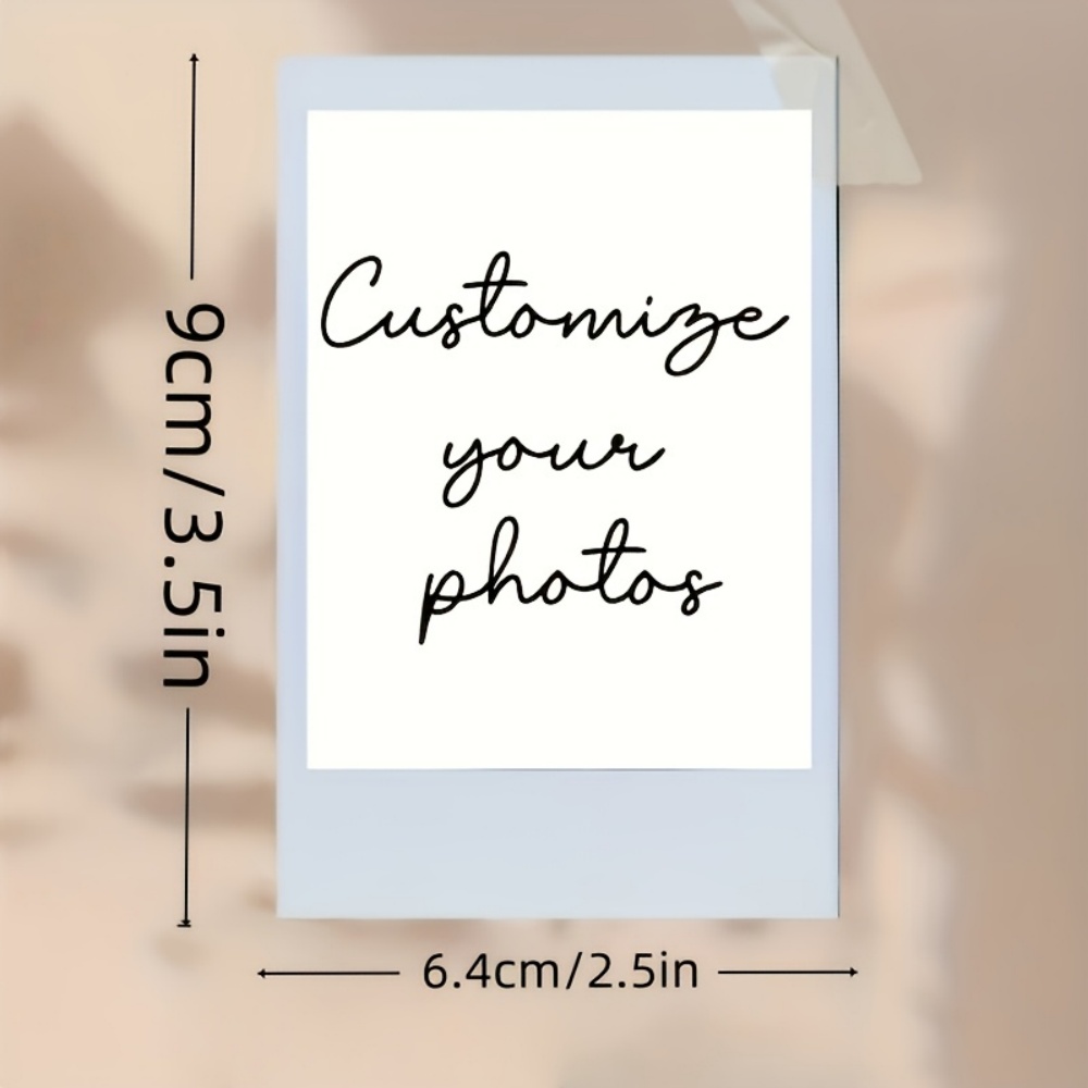 5 Cartões Polaroid Personaliza - Home Office Pinterest avaliação e preço