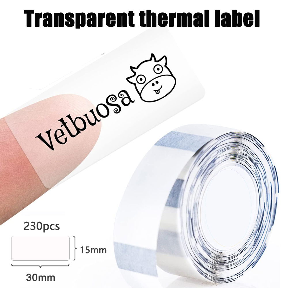 Papel Adesivo Transparente P15 - Label Maker Machine avaliação e preço
